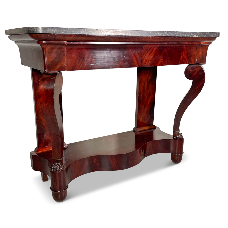 Napoleon III Flame Mahogany Console