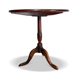 Oak Tripod Table with Mahogany Top