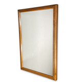 Beech Dressing Mirror with Ebony Stringing