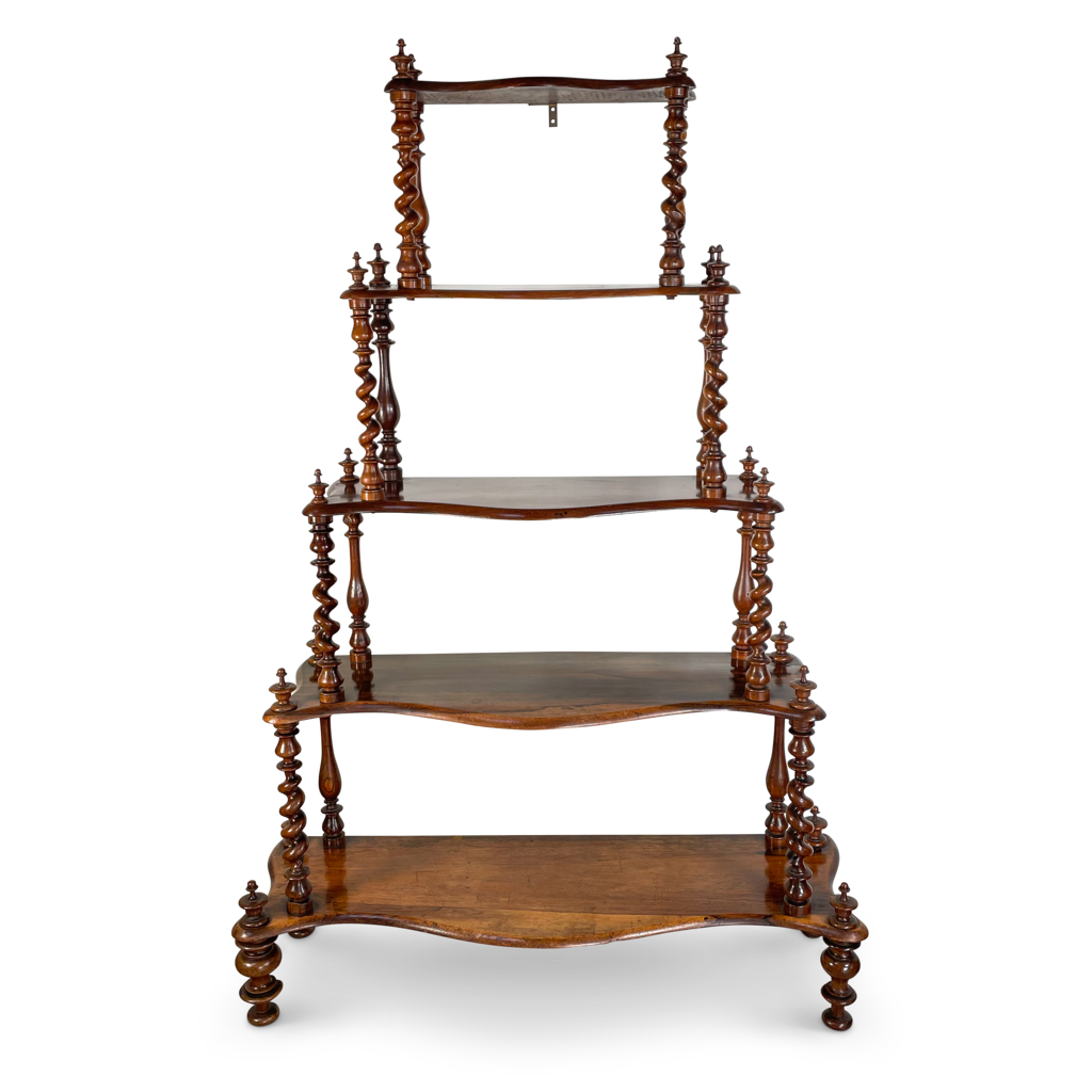 Walnut etagere deals